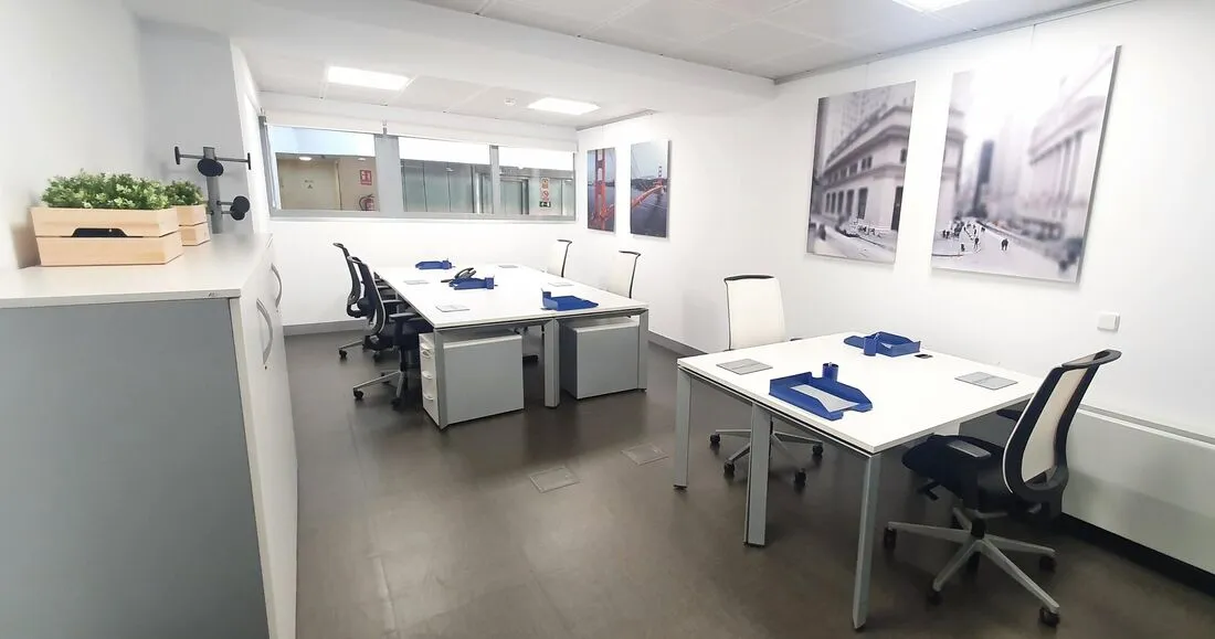 How much does an office by the hour cost in Madrid?