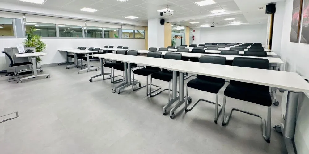 Training rooms in Madrid: the secret to successful training.