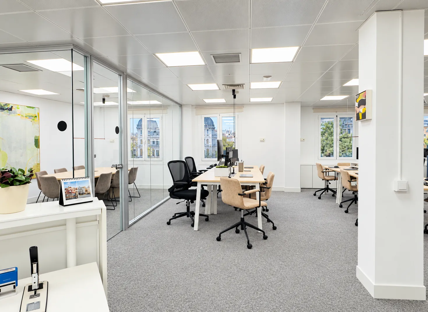 Traditional lease office in Recoletos · Paseo de Recoletos 16 · Current fit-out · workstations