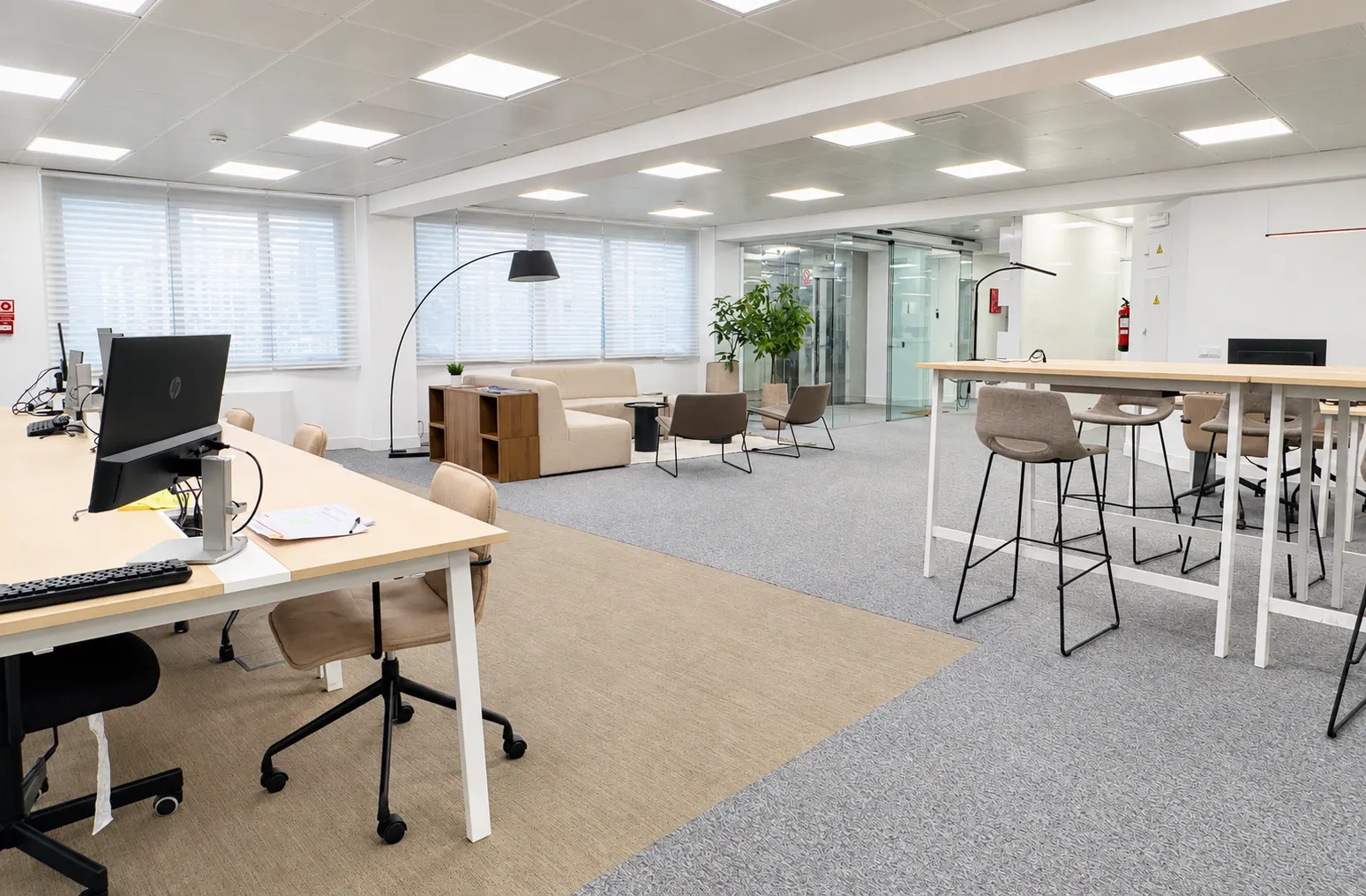 Traditional lease office in Recoletos · Paseo de Recoletos 16 · Current fit-out · lounge area