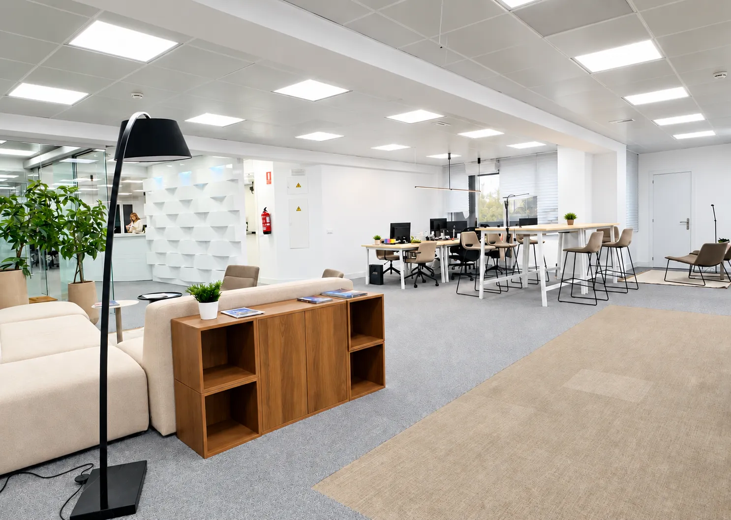 Traditional lease office in Recoletos · Paseo de Recoletos 16 · Current fit-out · lounge area